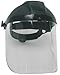 Ratchet Faceshield Asmbly, Blk, 9x15-1/2in