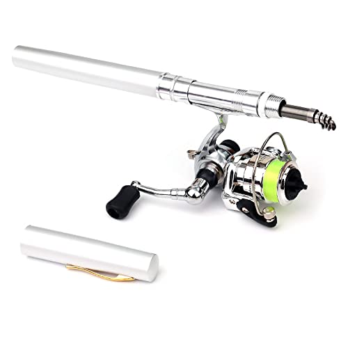 image for Lixada Pen Fishing Rod Reel Combo Set Premium Mini Pocket Collapsible 