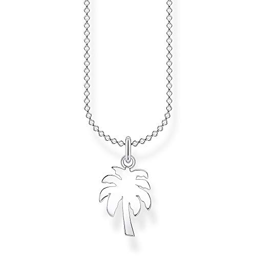 Preisvergleich Produktbild Thomas Sabo Damen Halskette Palme 925 Sterlingsilber, 38-45 cm Länge