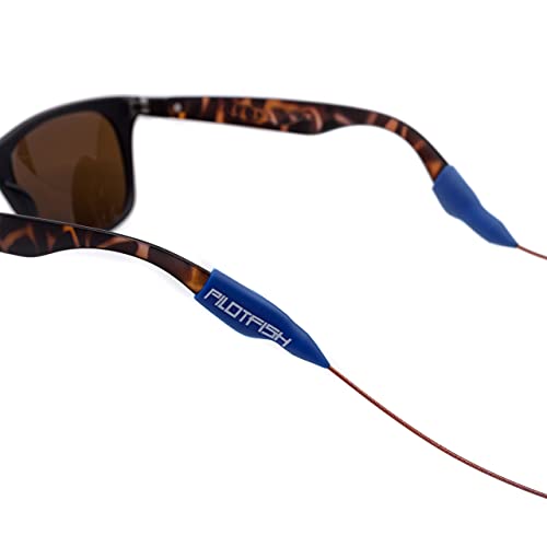 Pilotfish Wire Sunglasses Strap, Adjustable No Tail Eyewear Retainer, Sunglass Straps For Glasses, Eyeglasses, Sports #TOP2