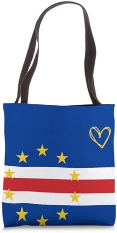 Cabo Verde Flag Cape Verdean Proud Heritage National Day Tote Bag