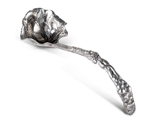 Arthur Court Designs Aluminum 12 inch Long Grape Pattern Punch/Soup Ladle