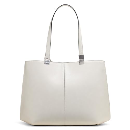 Calvin Klein Granite Geometric Tote Bag – Vegan Leather, Monogram, 3 Pockets2