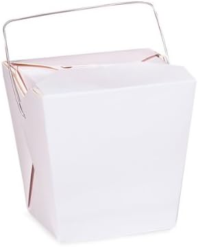 16 oz. WHITE w/ WIRE HANDLE3-1/2x2-7/8x3-1/2" (1 unit, 500 pack per unit.)