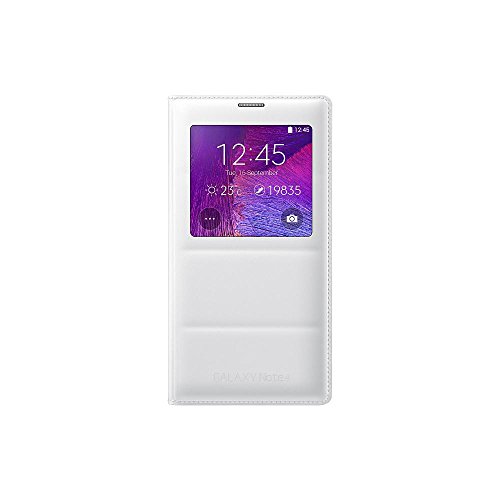 Samsung S-View Etui pour Samsung Galaxy Note 4 Shimmery White