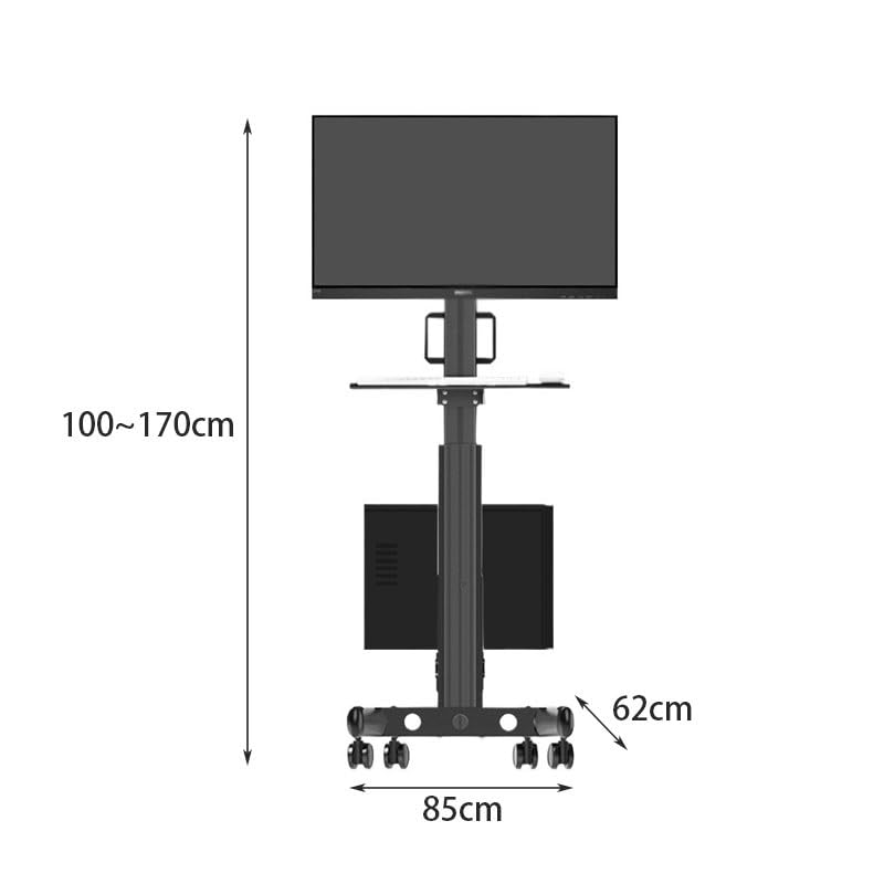 Soporte móvil de piso para TV de 15 a 32 pulgadas miniatura 2