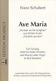 Prospect Studio-Label-Verlag AVE Maria IN 5 TONARTEN - OP 52/6 D 839 - arrangiert für Gesang und andere Besetzung - Klavier - (Orgel) [Noten/Sheetmusic] Komponist: Schubert Franz