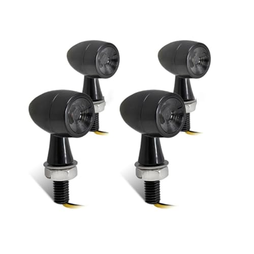 Clignotant LED moto 8mm ambre 12V accessoires de signalisation universels