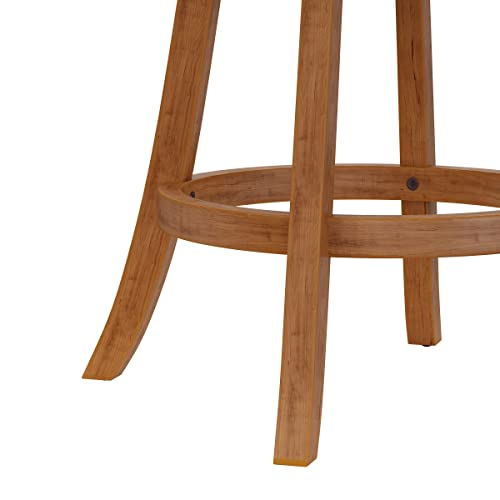 Hillsdale Fairfox Swivel Bar Stool, Counter, Oak #TOP5