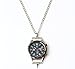 Curb Stainless Steel Chain Necklace Pendant for All 22mm Watch, Compatible with Samsung Galaxy Watch 3 45mm/46mm/Gear S3 Frontier/Classic/Huawei Watch GT2 Pro/GT 2e/GT 46mm/GT2 46mm/Ticwatch Pro 3