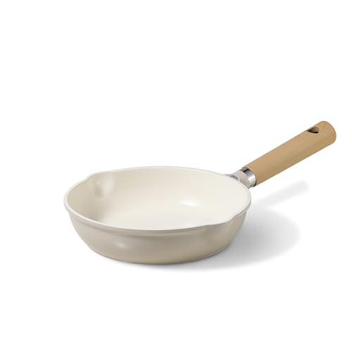 Image of CAROTE 8" Ceramic Frying Pan Skillet, Non Stick Frying Pan Chef