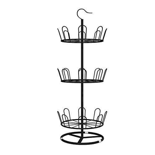 OLDRAINBOW Revolving Round Shoe Rack