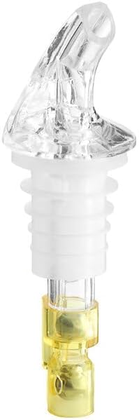 Bartender Gear™ Measured Liquor, Wine Pour Spouts for Half Gallon & 1.75 Liter Bottle Pourer - Auto-Measuring 1.5 oz (45 mL) Cork 27mm 6-pack