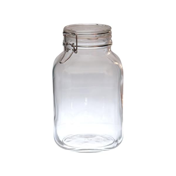 6er Set Einmachglas BÃ¼gelverschluss Original Fido 3,0L incl. Bormioli Rezeptheft – Bild 4