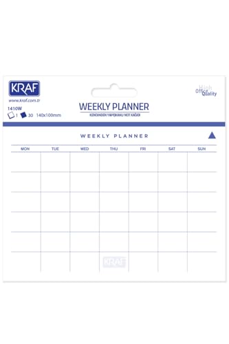 Yapışkanlı Not Kağıdı Weekly Planner - Haftalık Plan 140x100 30 YP 8680454936487