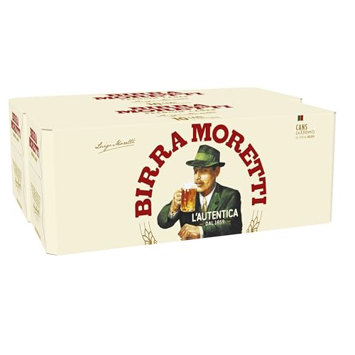 Birra Moretti Lager Beer 330 ml (Pack of 20)
