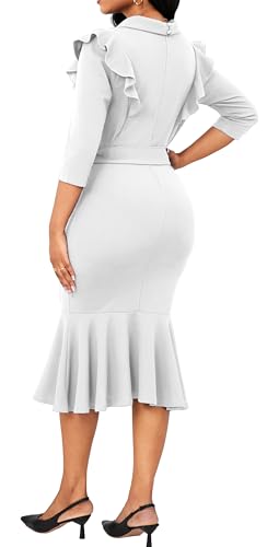 Image of Women's Vintage Pencil Dress Wear to Work