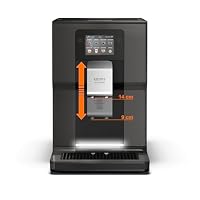 Krups Kaffeevollautomat Intuition Preference, mit Smartphone-ähnlichem 3,5"-Farb-Touchscreen, intuitive farbige Lichtanzeigen, 11 personalisierbare Getränke, Brühgruppe aus Metall, Schwarz, EA872B – Ansicht 4
