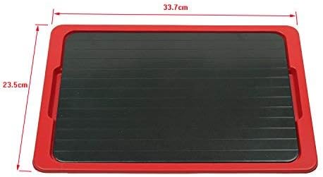 Miniatura 4 de Sailing Miracle - Plato de descongelación de metal rápido, bandeja de descongelación, placatabla, la mejor manera de descongelar carne o alimentos