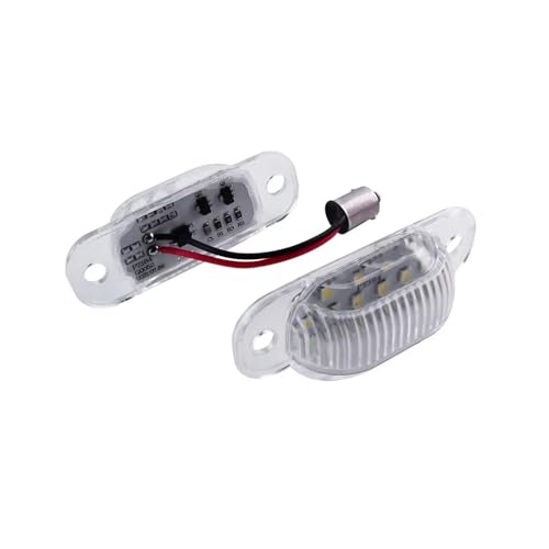 Luz Placa Matrícula con acabado premium resistente para coche Cabriolet 2X 4