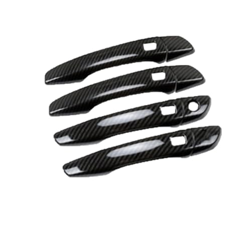 Accessoires de voiture autocollants poignée Opel Corsa F film protection carbone