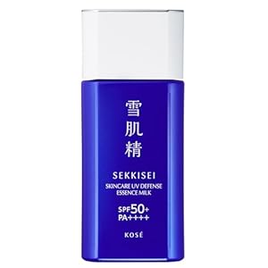 雪肌精 日焼け止め スキンケア UV エッセンス ミルク 60g SPF50+/PA++++ ウォータープルーフ 顔・からだ用 ..." 