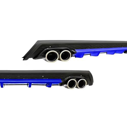 Diffuseur bleu arrière ABS Hyundai i30 Polo MK4 Golf MK5 - 3