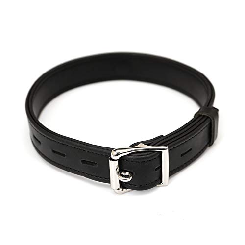 SMspade Kunstleder Kragenchoker schwarz für Männer Frauen Cosplay
