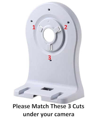 Image of Bectro PVC Indoor & Outdoor Wall Mount L-Type Mounting Bracket Specially Designed to be Compatible with EZVIZ C6 Series & C4 Series Smart CCTV Security Cameras