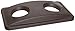 Rubbermaid Slim Jim Bottle and Can Recycling Lid - Brown