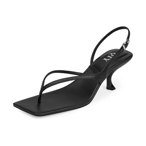 QIY Women's Kitten Heels Sandals Cover