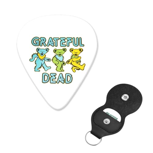 ギターピック 6枚セット グレイトフル デッド guitar pick ギターぴっく フィンガーピック 指サムピックセット プレクトラム エレキギターピック き練習用 携帯便利 ティアドロップ型 フィンガー保護 耐久性 初心者 音楽愛好家