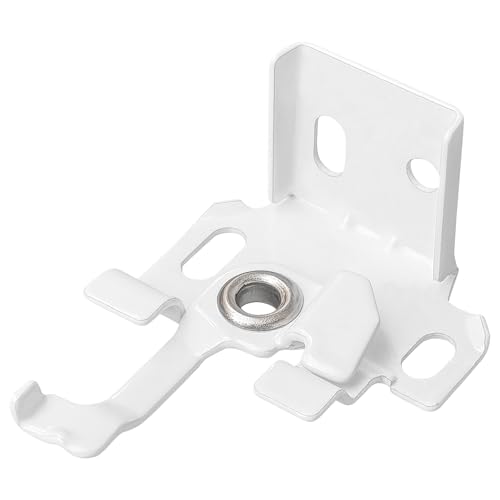 8 PCS White Roman Blind Brackets for 25mm Top Rail – Shutter Support Brackets for Installation and Repair