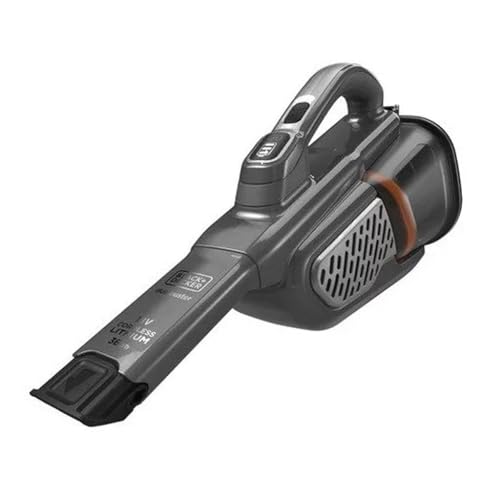 BLACK+DECKER dustbuster 18V 2.0Ah Aspirateur à Main sans Fil avec Panneau LED Smart Tech, BHHV520JF-QW