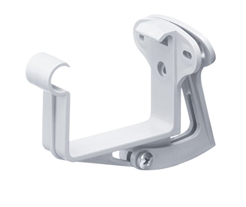 Preisvergleich Produktbild INEFA Rinnenhalter, justierbar, kastenförmig Weiß NW 68, 1 Stück - Kunststoff, Stirnbretthalter, Justierbar, Verstellbar, Halterung Dachrinne, Rinnen, Darchrinnenhalter, Regenrinnenhalter