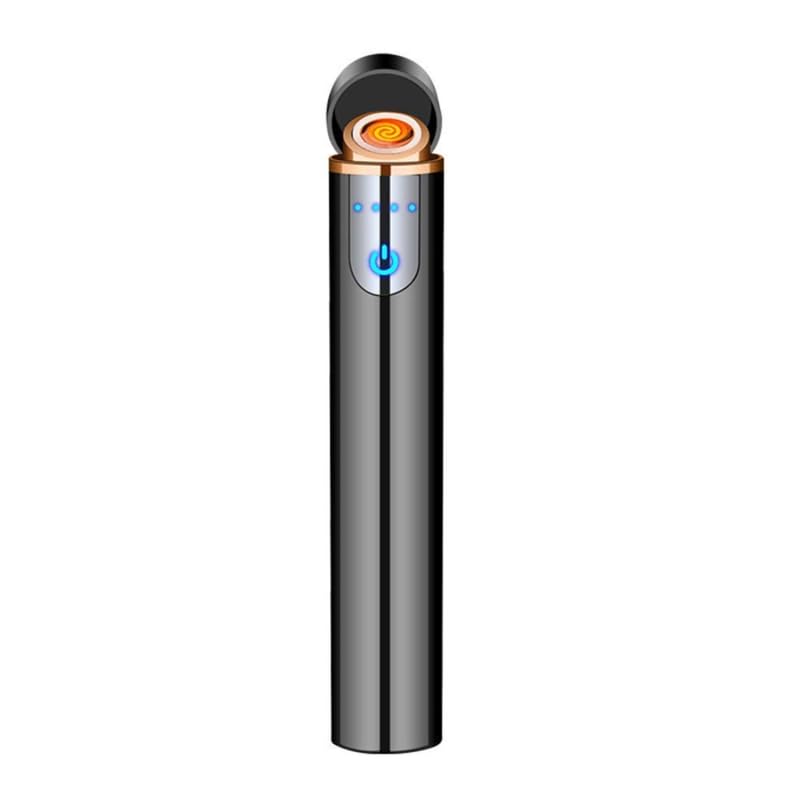 Drumstone (𝟐𝟎 𝐲𝐞𝐚𝐫𝐬 𝐰𝐚𝐫𝐫𝐚𝐧𝐭𝐲) Round Touch Lighter – USB Rechargeable, Touch Sensor, Windproof, Safe, and Reliable for Daily Lighting Needs-image-11