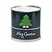 Produktbild Tannenbaum Geschenk Set in der Dose | Merry Christmas | Tannenbaum und Weihnachtsbaum Anzuchtset mit 10-15 Samen für 6 Tannenbäume als Adventskalender Füllung Wichteln Weihnachten