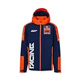 Red Bull - KTM Replica Team Chaqueta de Invierno - Merchandising Oficial, Logos de Carreras, Estampado Dinámico, Aislamiento de Alto Rendimiento - Hombres - M - Azul/Naranja