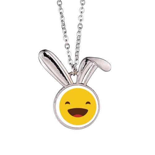 Collier lapin jaune rire le cadeau parfait pour un anniversaire