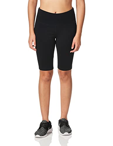 Jockey Womens High Waist 10'' Bike Casual Shorts, Deep Black, Medium Us #TOP2