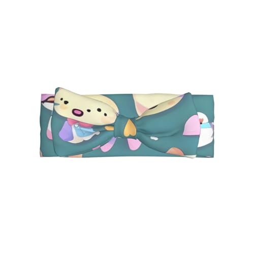 Cute Little Fox Baby Bow Headband, Soft Baby Bow Hair Accessory For Newborn Babies, &*Toddlers, Kids.