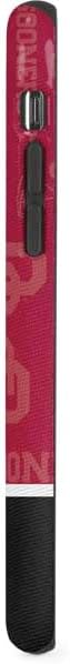 Skinit Pro Phone Case Compatible with iPhone X - Officially Licensed University of Oklahoma Split Jersey Design