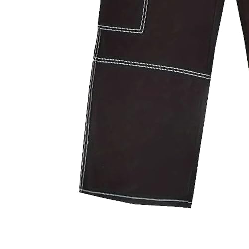 Black Baggy Jeans Men Denim Cargo Pants Y2k Baggy Jeans Wide Leg Streetwear Oversized Relaxed Fit Jean2