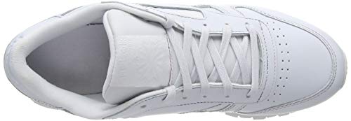 Image of Reebok Women's Cl Lthr Gymnastics Shoes, White (Space Dye /Spirit White Space Dye /Spirit White), 3 UK