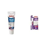 UniBond 2643637 Ultraforce Wall Tile Adhesive and Grout, Grey & Grout Reviver Pen, White Grout Pen