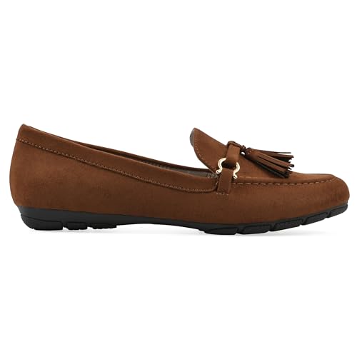 Image of Cliffs by White Mountain Women's Gush Cushioned Driving Moccasin Loafer Flat