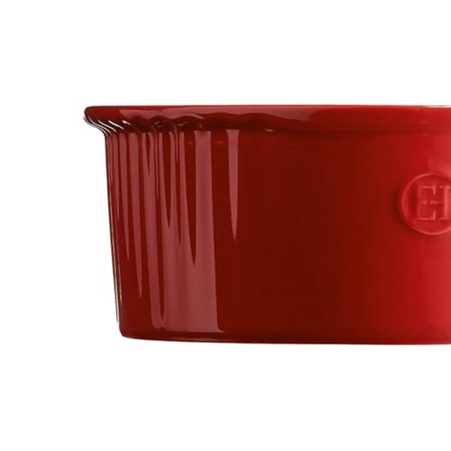 Emile Henry 9" x 8.3" Souffle Dish | Burgundy - Image 4