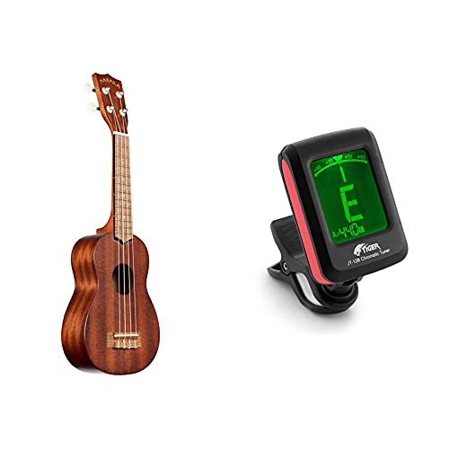 Makala MK-S Soprano Ukulele & Syntoniseur de guitare chromatique – Syntoniseur à clip très précis et facile à utiliser – Convient pour guitare/Basse/Violon/Ukulélé – Batterie incluse - Les Beatles, Paul McCartney, John Lennon, RIngo Starr, George Harrison Makala MK-S Soprano Ukulele & Syntoniseur de guitare chromatique - Syntoniseur à clip très précis et facile à utiliser - Convient pour guitare/Basse/Violon/Ukulélé - Batterie incluse