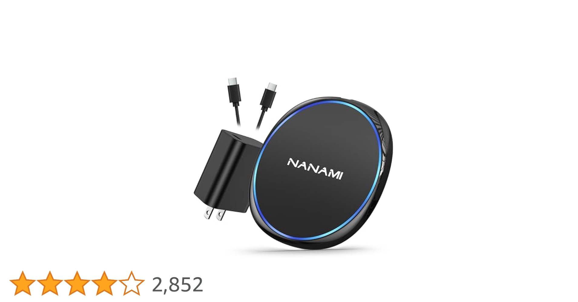 nanami 置くだけワイヤレス急速充電器 Amazon.co.jp: NANAMI ワイヤレス充電器 (20W出力 USB-C急速充電