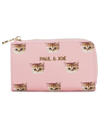 [Paul & Joe] ACCESSOIRES (ポール＆ジョーアクセソワ) キーケース キーリング ヌネット総柄 猫 猫柄 ピンク